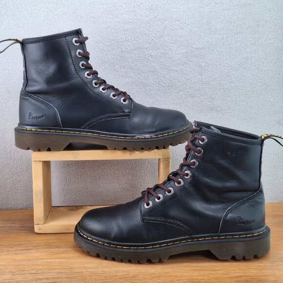 Dr. Martens Awley Men\'s 7 EU 39 Combat Boots Black Leather Women\'s 8 UK 6 Doc main image 6